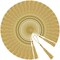 Mini Silky Handmade Soft Flossy Bookmark Tassels with Cord Loop for Keychain Earring Jewelry Making, Souvenir, Graduation, Clothing Sewing, Gift Tag DIY Craft Projects, 100PCS (Light Gold)